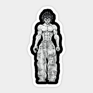 Demon time baki Sticker